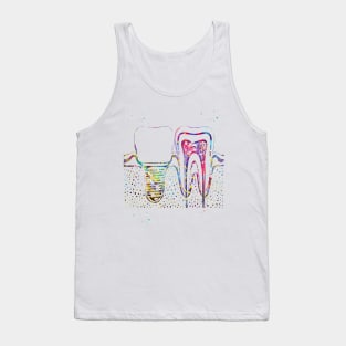 Human teeth and dental implant Tank Top